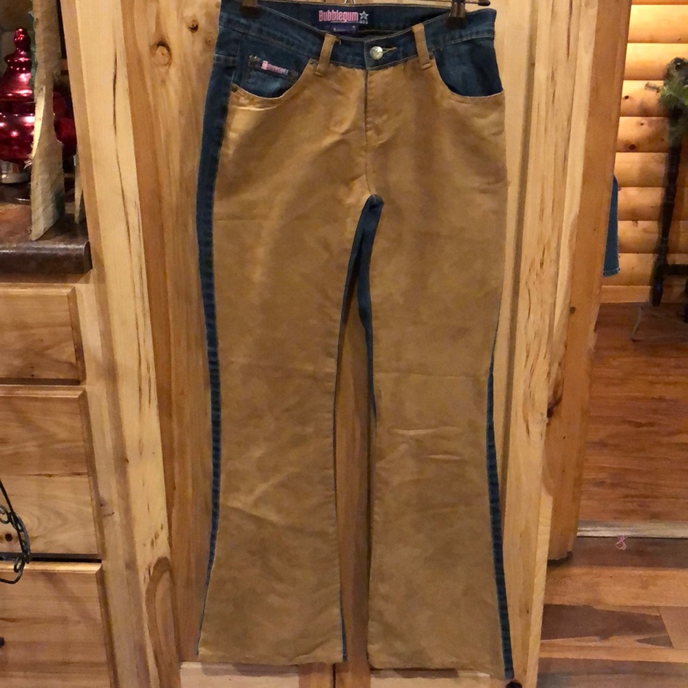 Women’s or Junior Girls Faux Suede Jeans